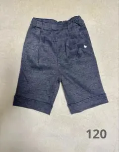 POLO グレー系チェック ハーフパンツ　半ズボン　フォーマル　120