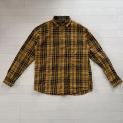 PLST プラステ チェックシャツ イエロー Lのサムネイル