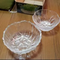 HOYA CRYSTAL ガラス鉢 2個セットのサムネイル