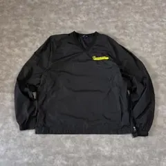 Sport-Tek 刺繍ロゴ プルオーバー ナイロン L 刺繍ロゴ　メンズ古着