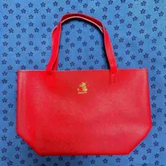 ♡スヌーピー♡【新品】レザー調　ランチトート　レッド