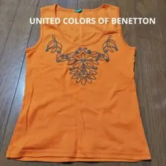 UNITED COLORS OF BENETTON タンクトップ オレンジのサムネイル