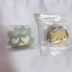 サンリオ　日焼けおめん2個セット　ポチャッコ、バツ丸