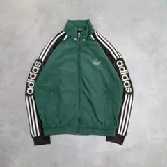 アディダスadidas古着ヴィンテージ ナイロンジャケットグリーン M365