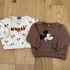 ミッキーマウス　トレーナー　90