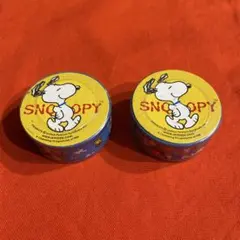 スヌーピー マスキングテープ 2個セット　未使用のサムネイル
