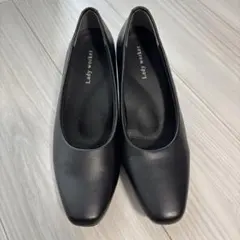 ASICS Lady worker パンプス 23.5cm ブラック　アシックス