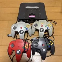 Nintendo 64 本体とコントローラー4個セット