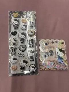 ハローキティ　もちもちマシュマロシール　おはじきシールフレーク　2枚セット