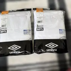 umbro アンダーシャツ 2枚セット 160 4枚