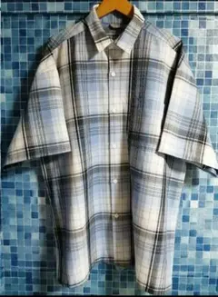 【USA製 90s XXLサイズ 】激レア Caltop 半袖 オンブレ シャツ