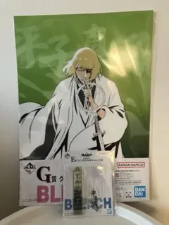 BLEACH E賞　ツインアクリルチャーム　G賞　クリアポスター　平子真子