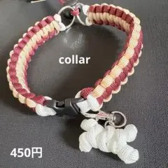 パラコード　キーホルダー　首輪　カラー　チョーカー　首飾りのサムネイル