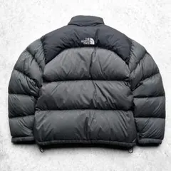 THE NORTH FACE センターロゴ US ヌプシダウン グレー 700