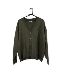 U.S.POLO ASSN. オリーブ色 長袖カーディガン