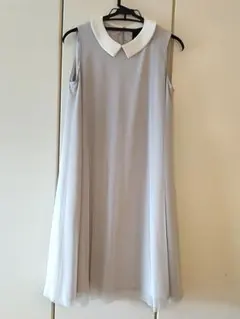 最終値下げです　襟付き フレア ワンピース 結婚式