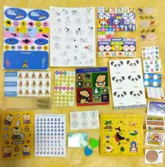 【希少・平成レトロ】サンリオ・サンエックス・ディズニー等キャラクターシールセット