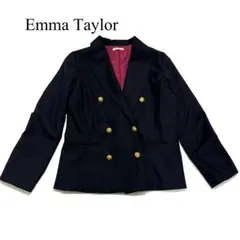 Emma Taylor 金ボタン 紺ブレ ダブル テーラードジャケット 36のサムネイル