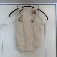 H&M フリルロンパース80