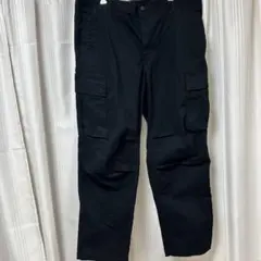 h&m カーゴパンツ　黒　Lブラック