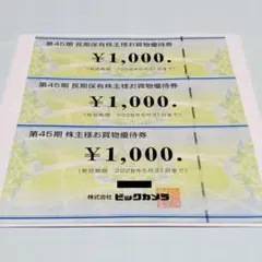 ビックカメラ 株主優待