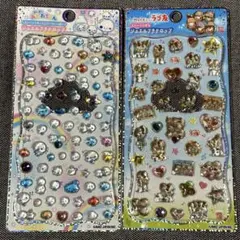 ジュエルプチドロップシール 2点/ ぷくぷくあわわちゃん 明日もずっとラブ友