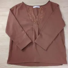 COLLAGE GALLARDAGALANTE ブラウン カットソー F