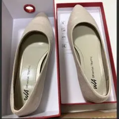 パンプス　オリエンタルトラフィック　ベージュ系　38 入学式　フォーマル