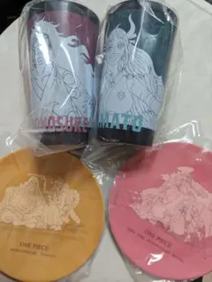 一番くじ ワンピース 新たな夜明け E賞F賞 ラウンドプレート&タンブラーセット