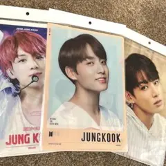 BTS JUNGKOOK クリアファイル 3枚セット