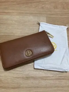 Tory Burch ブラウン レザー 財布 保存袋付き