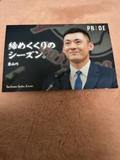 栗山巧　名言ポストカード　ライオンズ　引退