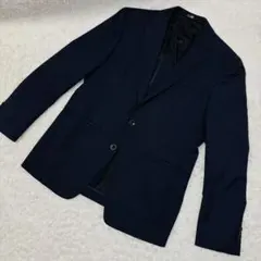 スーツセレクト ジャケット A5 ネイビー 背抜き 夏 シャドーストライプのサムネイル