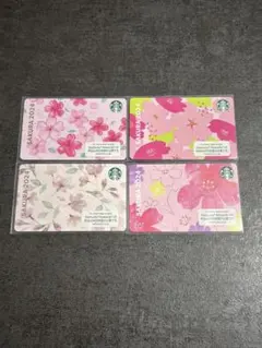 ［PIN未削り］Starbucks Card SAKURA 2024 4枚セットのサムネイル