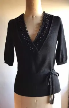 新品★ビーズがカワイイ★UnitedArrowsユナイテッドアローズウールトップ