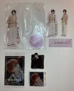 seventeen ジョシュア　一番くじ　アクスタ　ステッカー　5点セット