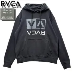 RVCA ルーカ ブラック パーカー フーディー M 輸入 古着