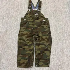 MIKIHOUSE ダブルビー 迷彩 オーバーオール サロペット 80 90