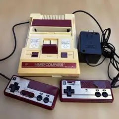 ジャンク品 Nintendo ファミコン アダプター付き ファミリーコンピュータ