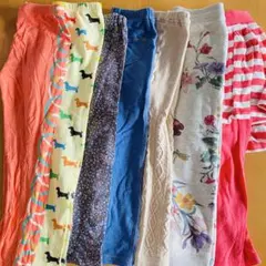 女の子 パンツ レギンス 110 まとめ売り 7本セット