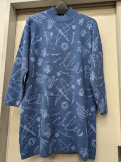 冬物　Iconosopia オシャレかわいいデザイン　ニットチュニック