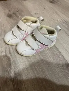 ASICSスクスク ファーストシューズ ピンク 星柄　13センチ