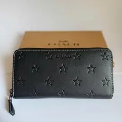 新品 COACH コーチ 長財布 スタープリント シグネチャー CW296 - メルカリ