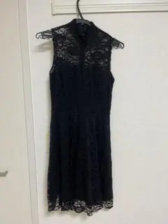 レース黒ワンピース M