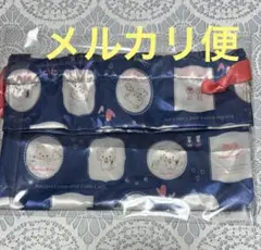 コリラックマ キャットアソートコレクション　サテン巾着　ネイビー