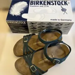 BIRKENSTOCK サンダル Bali 37 24cm グリーン系　美品のサムネイル