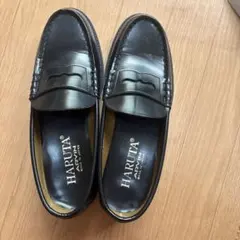 HARUTA ブラック ローファー 26cm