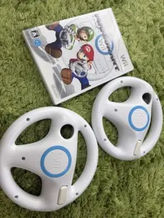 Nintendo Wii マリオカート ソフト・ハンドル ホワイト 2個セット