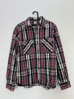 22大人気　warehouse メンズ　チェック　ネルシャツ　Lサイズのサムネイル