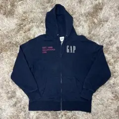 GAP フルジップパーカー ネイビー EST. 1969 CALIFORNIA